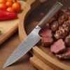 Кухонный нож из дамасской стали, нож шеф-повара, тесак, барбекю, мясо, овощи, стейк, резка, приготовление пищи, фруктовый нож, инструменты