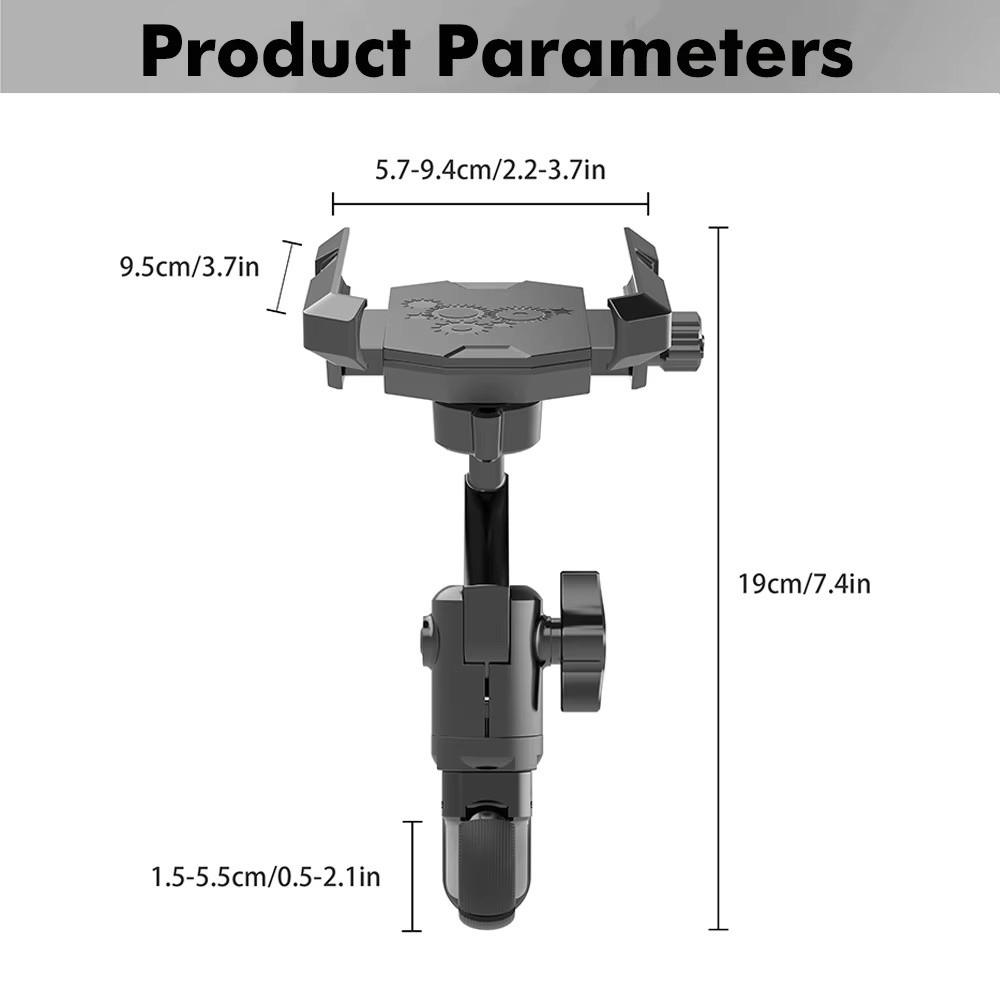 360 Degree Rotation Motorcycle Phone Holder Scooter Phone Holder For Motorcycle Riding