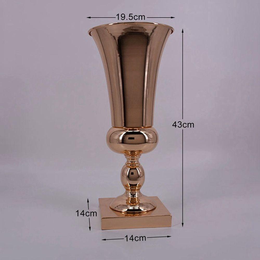 43cm Large Centrepiece Iron Home Decorative Table Decor Flower Vase Wedding