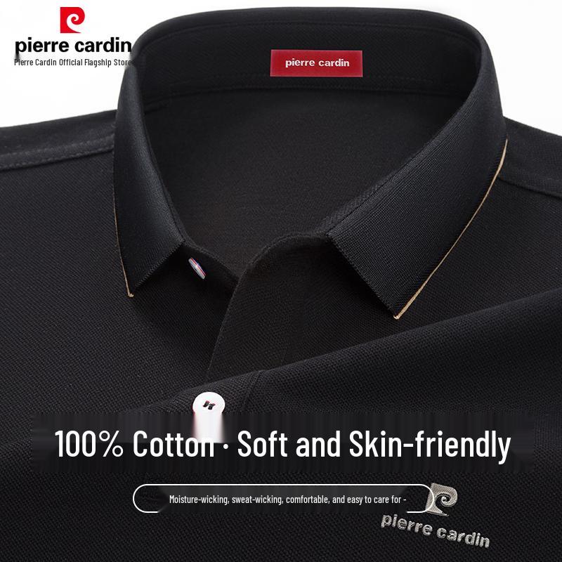 Pierre Cardin Men's 100% Cotton Short-Sleeve Polo Shirt