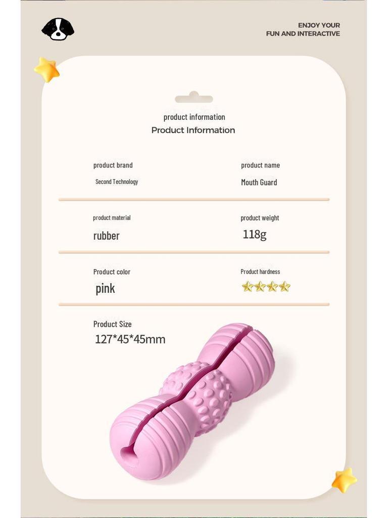 Интерактивная игрушка для собак из натурального каучука для скрежетания зубами и подачи еды