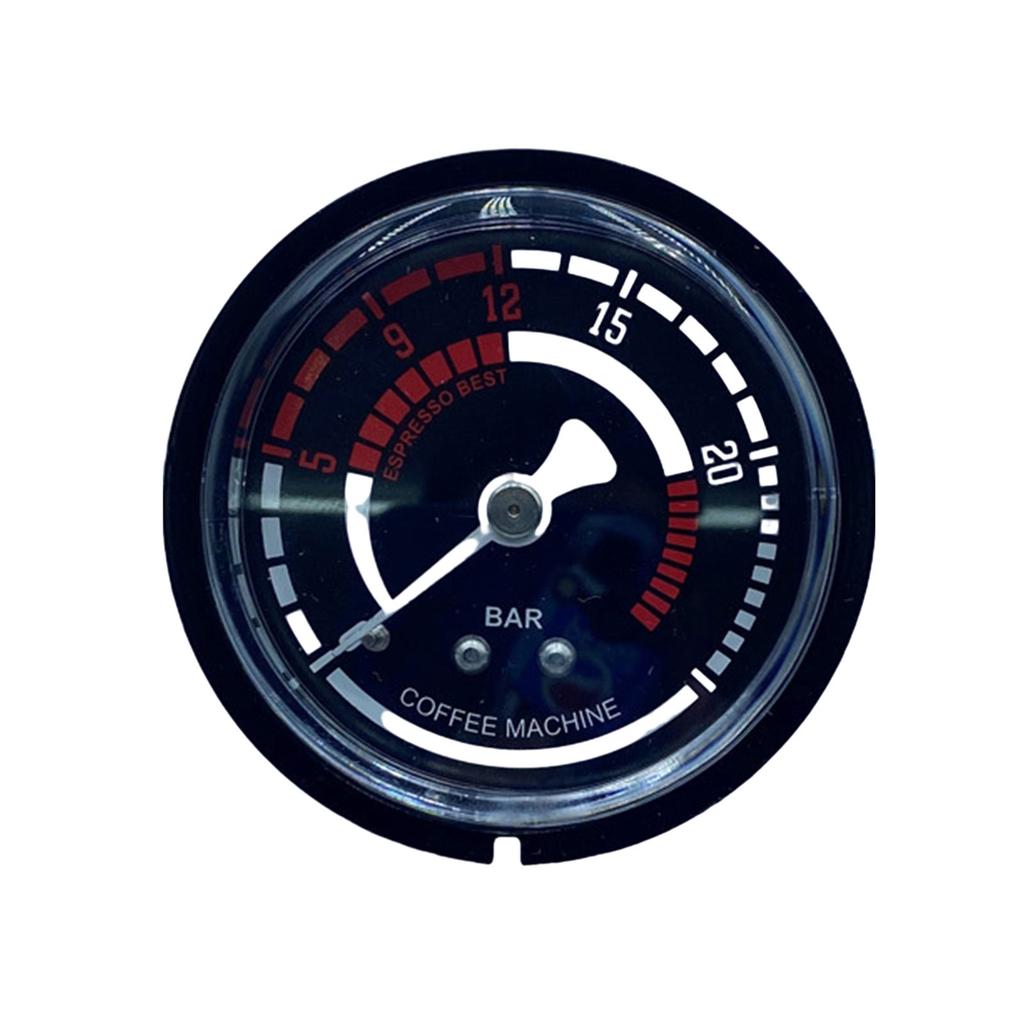 20Bar Pressure Gauge Internal Thread Steam Generator Gauge Coffee Maker Gauge Metal Material Perfect for Coffee Machines