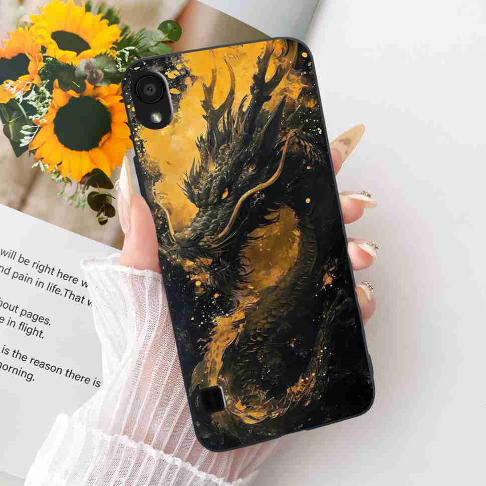For ZTE Blade A5 2019 5.45" Case Luxury Design Popular Silicone TPU Black Cover Coque For ZTE Blade a5 A 5 2019 Phone Cases