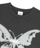 MAHAGRID Butterfly Goth Tee Charcoal(Mg2Emmt538A)