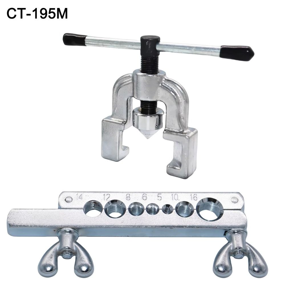 Набор развальцовщика метрический/дюймовый 45 градусов зенковка для медных труб расширение медных труб