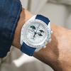Фторкаучуковый ремешок 19 мм 20 мм 21 мм 22 мм для Xiaomi huawei Samsung Swatch MoonSwatch Универсальный FKM Быстросъемный ремешок для дайвинга для Seiko