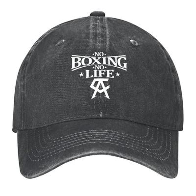 Бейсболка Canelo Alvarez No Boxing No Life, солнцезащитная кепка для мужчин и женщин, из состаренного выстиранного хлопка, защита от солнца.