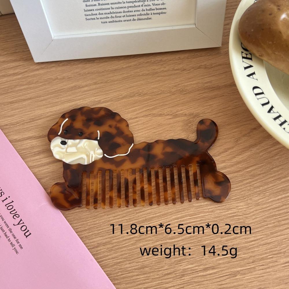 Tulip Acetate Comb Cartoon Hairdressing Combs Hair Care Makeup Comb  Household