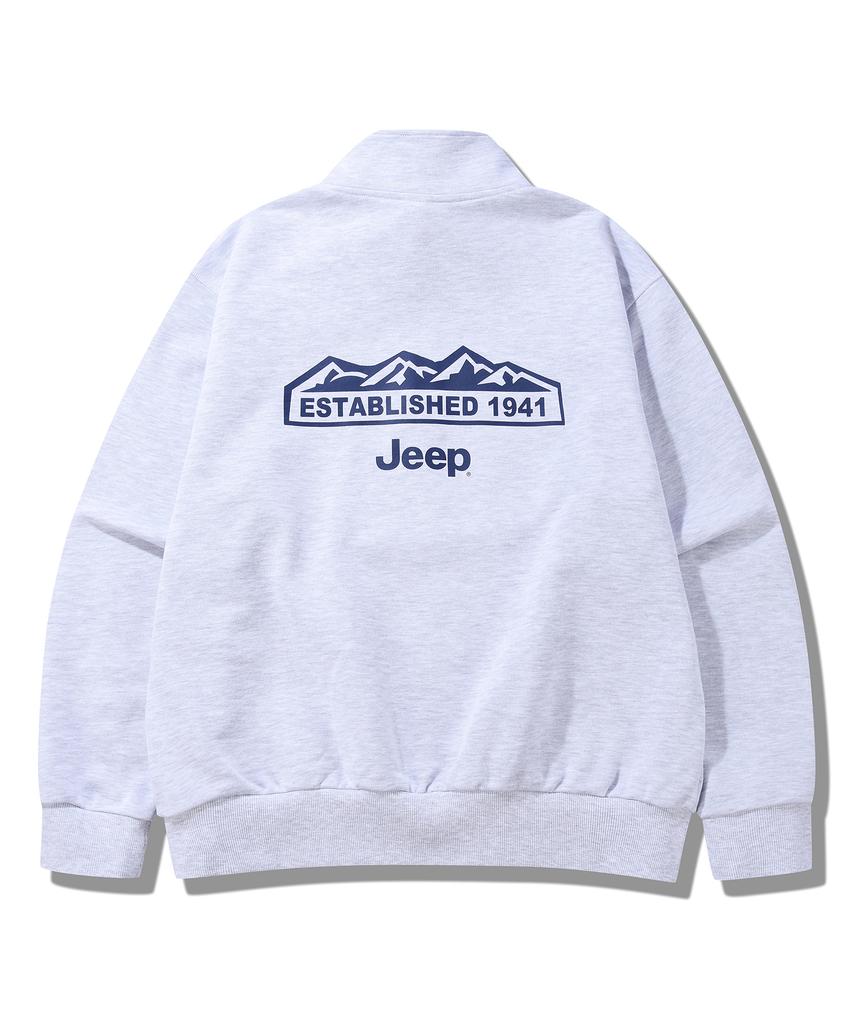 JEEP [360G] Толстовка с полумолнией и логотипом M (Jr5Tsu838Mw)