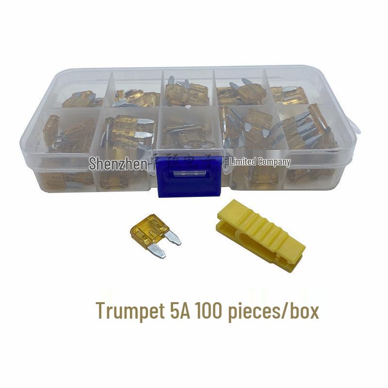 Набор автомобильных предохранителей: Ножевые предохранители малого, среднего и большого размера (1A, 3A, 10A, 15A)