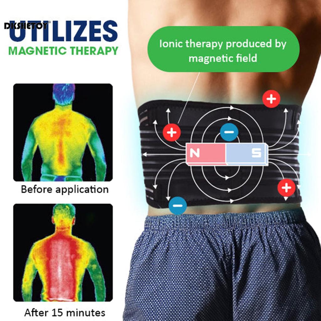 Самонагревающийся теплый пояс для талии Поддерживающий пояс для нижней части спины Регулируемые защитные обертывания для талии для корректора осанки Согревающий талию