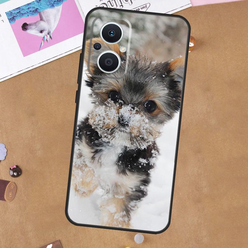 Mini Yorkshire Terrier For OPPO Reno 13F 11F 12F 14F 10 11 12 13 14 Pro 8T 7 8 Lite OPPO Find X9 X8 X6 X5 Pro Case