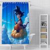 Shower Anime For G-Gokus Curtain Waterproof Polyester Fabric Paint Colorful Bath Curtains Home Bathroom Decor Curtain With Hook