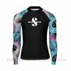 UV Protection Rash Guard Snorkeling Diving Surfing Long Sleeve High Neck Separated Swimwear Quick Dry