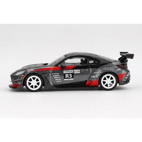 MINI GT 1/64 Scale Toyota GR86 HKS Turbocharged GR86 Larry Chen (Left-Hand Drive) Finished Model MGT00820-L