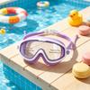 Anti-Fog Swim Goggles Cap Set UV Protection Silicone Swim Cap  Learning Swimming