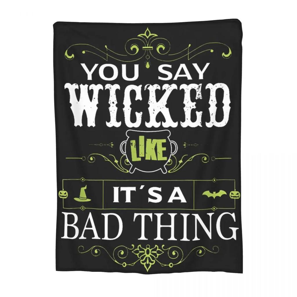 Мюзикл Злая 2024 Одеяла Флис Принт Расслабляющее Мягкое Плед для Постельных Принадлежностей Спальни Плюшевое Тонкое Одеяло