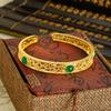 Hollow Chalcedony Opening Micro-national Fashion Retro Jewelry Bracelet