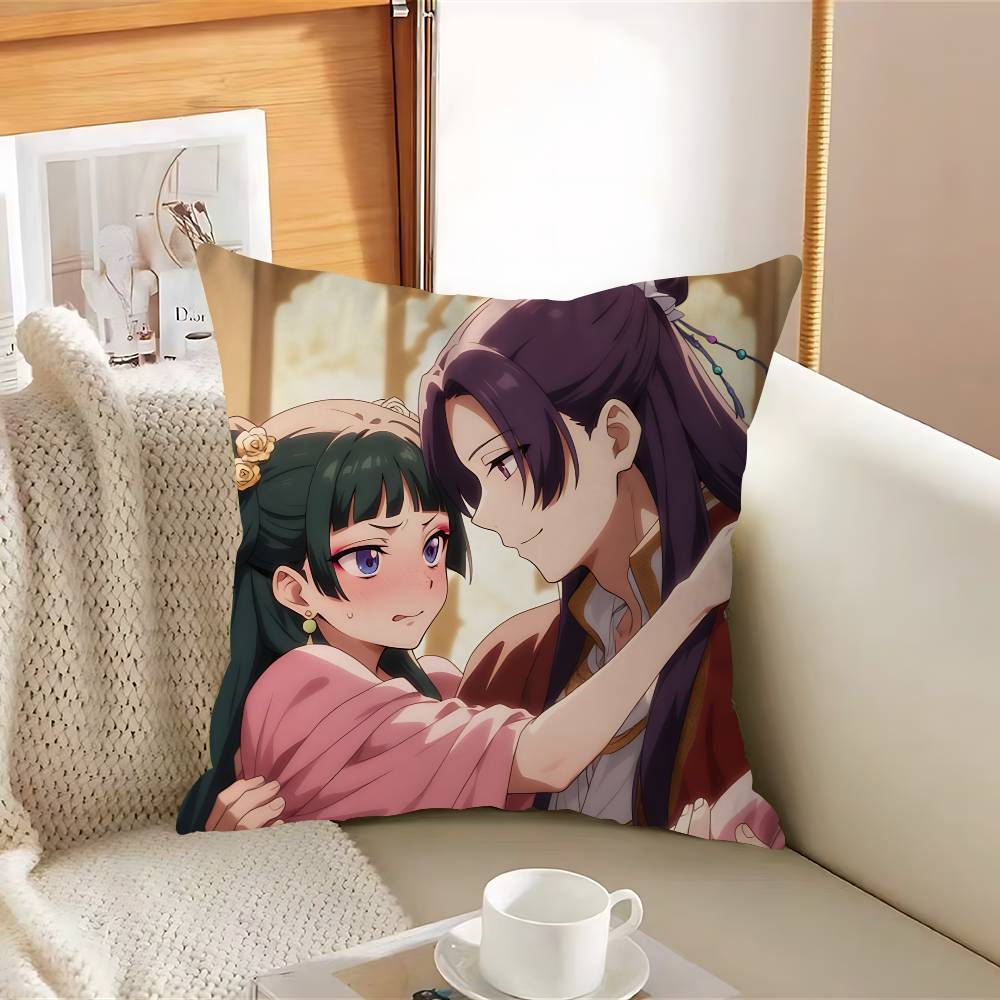 Наволочка A-Apothecary Anime Diaries Съемный Моющийся Чехол для Подушки – Мягкий Лен для Всех Сезонов