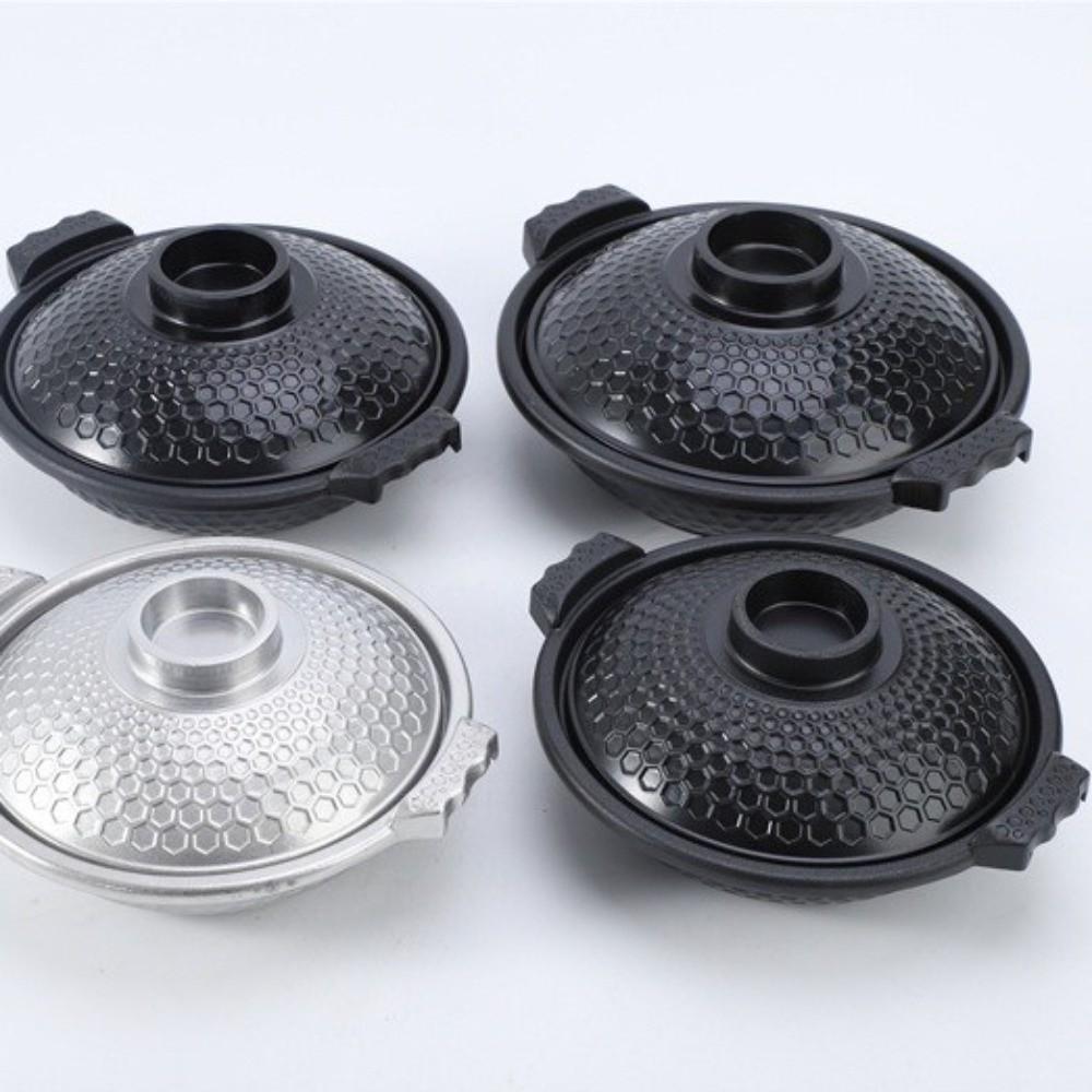 Кастрюля-запеканка с крышкой, горшок для тушения, с антипригарным покрытием, корейский бульонный котелок, кастрюля-запеканка с сотовой поверхностью, каменная миска для риса