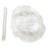 100PCS Disposable Caps Non-woven 21 Inch Bouffant Hair Net Caps Elastic Head Cover Cap for Beauty Kitchen Food Salon Bath Hats