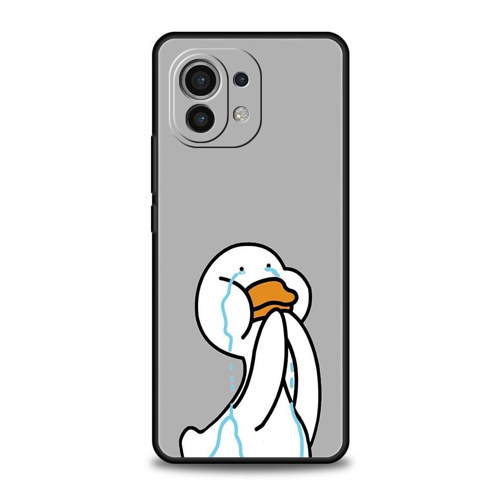 Смешной милый модный чехол-утка для Xiaomi Mi 17 15T 15 14 14T 13T 12T Pro 12 13 Lite 5G 11T Poco X6 X7 X5 Pro Мягкий чехол