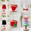 Multicolor Christmas Tree Ornament Cloth Knitting Scene Decoration Pendant  Festive Celebration