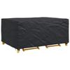 Solid Colored Furniture Cover Black 240 x 160 x 100 cm 210D