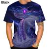 Dragon 3D Printing Harajuku Cool T-shirt Men's Personality Summer Fashion T-shirt