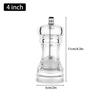 1Pcs Portable Salt Pepper Shakers Acrylic Kitchen Tool Durable Pepper Grinder