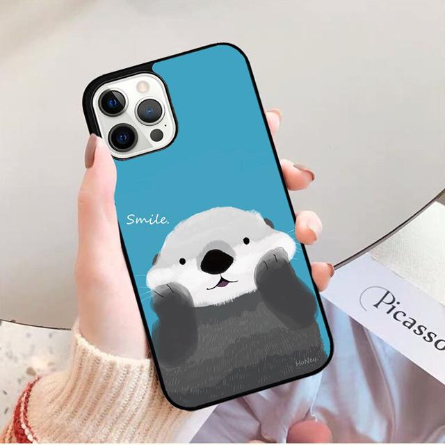 Чехол для телефона с детенышами тюленей Задняя крышка для iPhone 17 Air 16 15 14 13 11 12 Pro Max Plus Чехол