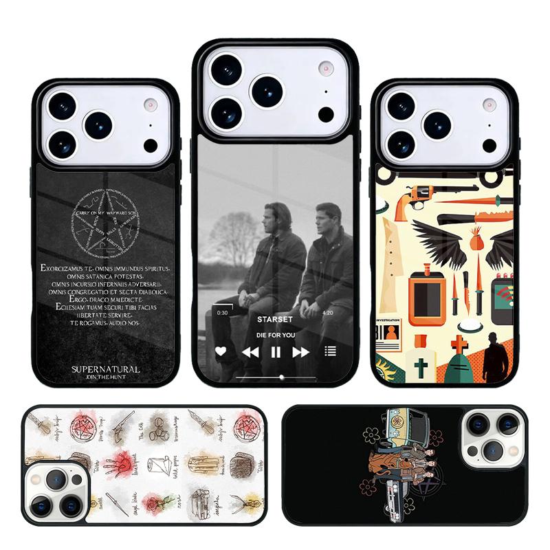 Supernatural TV Phone Case For iPhone 17 AIR 16 Pro Max 15 14 Pro 11 12 13 Shockproof Silicone Cover