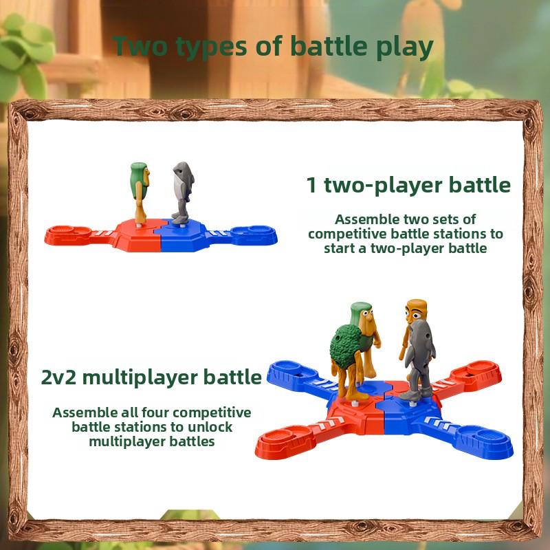 Wooden Stick Multiplayer Battle Toys New Shanhaijing Gift Parent Child Interaction Party Games Arena Competition Christmas Gifts