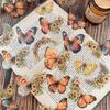 30 pcs/lot Butterfly Flower Themed DIY Decorative Stickers Pack Decorative Stickers For Scrapbook Label Diary Album Planner