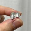 2Pcs/Set Double Glossy Tooth Caps Gold Silver Color Mouth Teeth Grillz  Party Cosplay