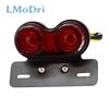 LMoDri 12 В пластиковый универсальный прочный мотоциклетный светильник указатель поворота тормоза двойной светодиодный светильник двойной встроенный задний фонарь