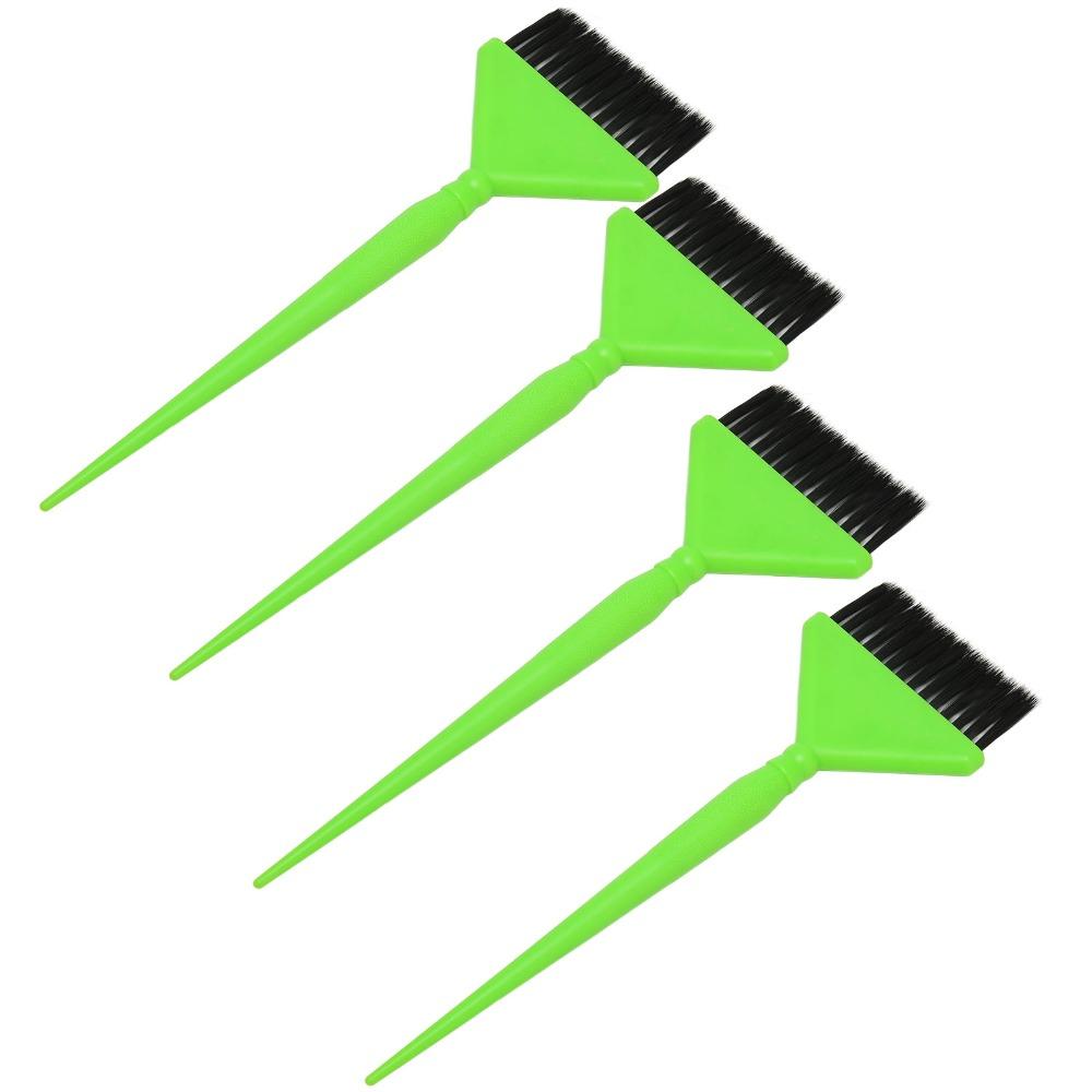 4 Pcs Professional Hair Coloring Brush Nylon Fibers Hair Color Brush Applicator Home Salon