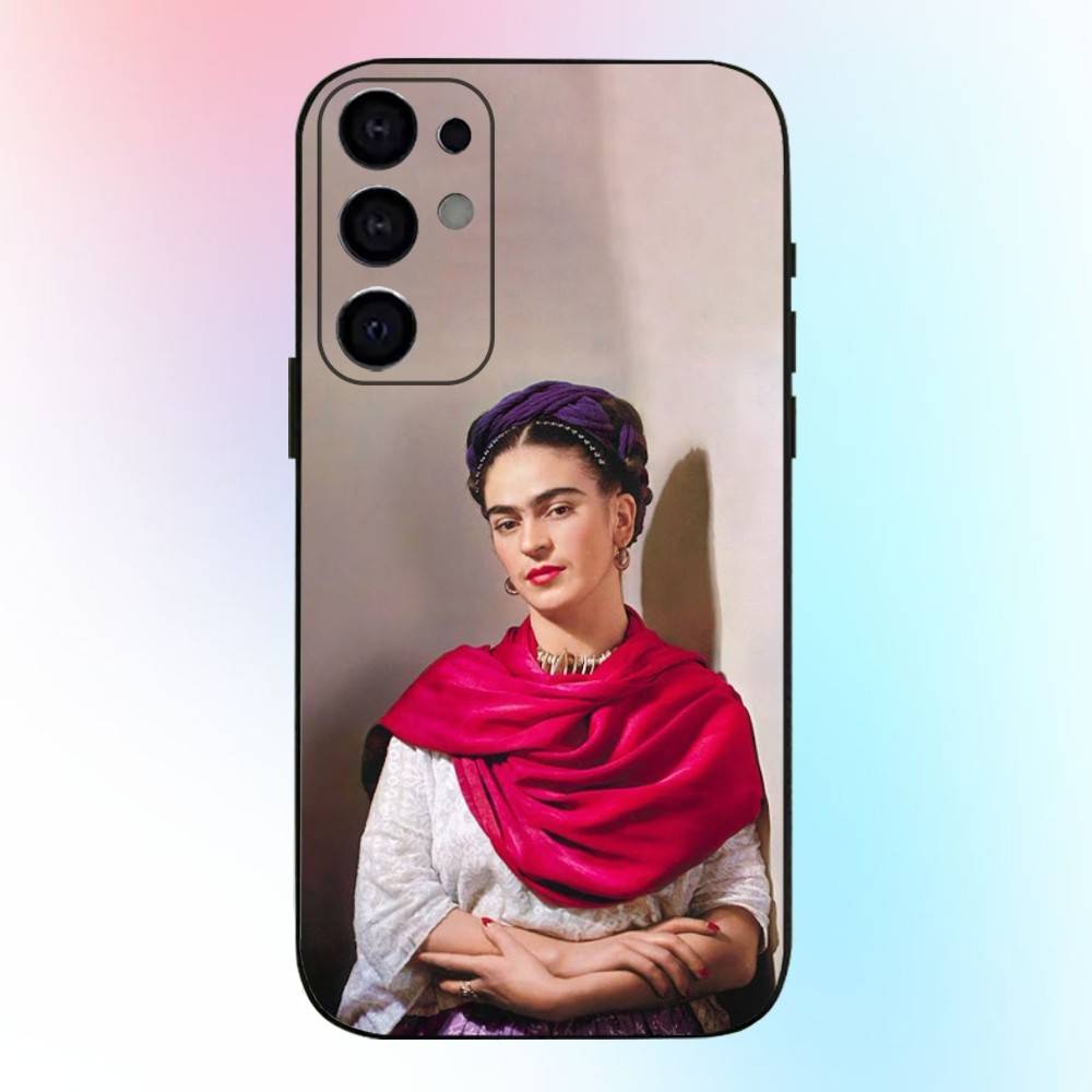A-Art F-Frida K-Kahlo Phone Case For Samsung S25,S24,S21,S22,S23,S30,Ultra,S20,Plus,Fe,Lite,Note,10,9,5G Black Cover