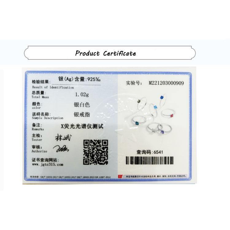 Классическое кольцо с двенадцатью звездами, красочное квадратное кольцо с полным цирконом для женщин, оригинальное стерлинговое серебро, подарок на день Святого Валентина, ювелирные изделия