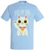 Футболка Maneki Neko IV Манеки-неко Манекинеко Кошка Кошки Любовь Зависимый Зависимость