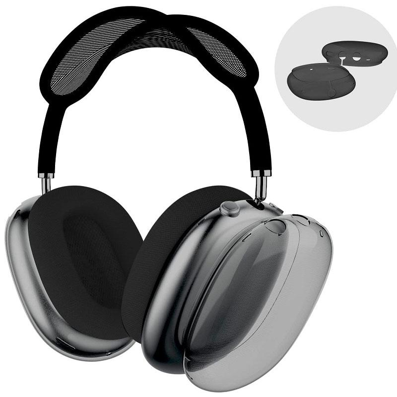 Чехол для AirPods Max, прозрачная мягкая кожа из ТПУ, устойчивая к царапинам, прозрачные аксессуары, ультразащитный чехол для Apple AirPods Max
