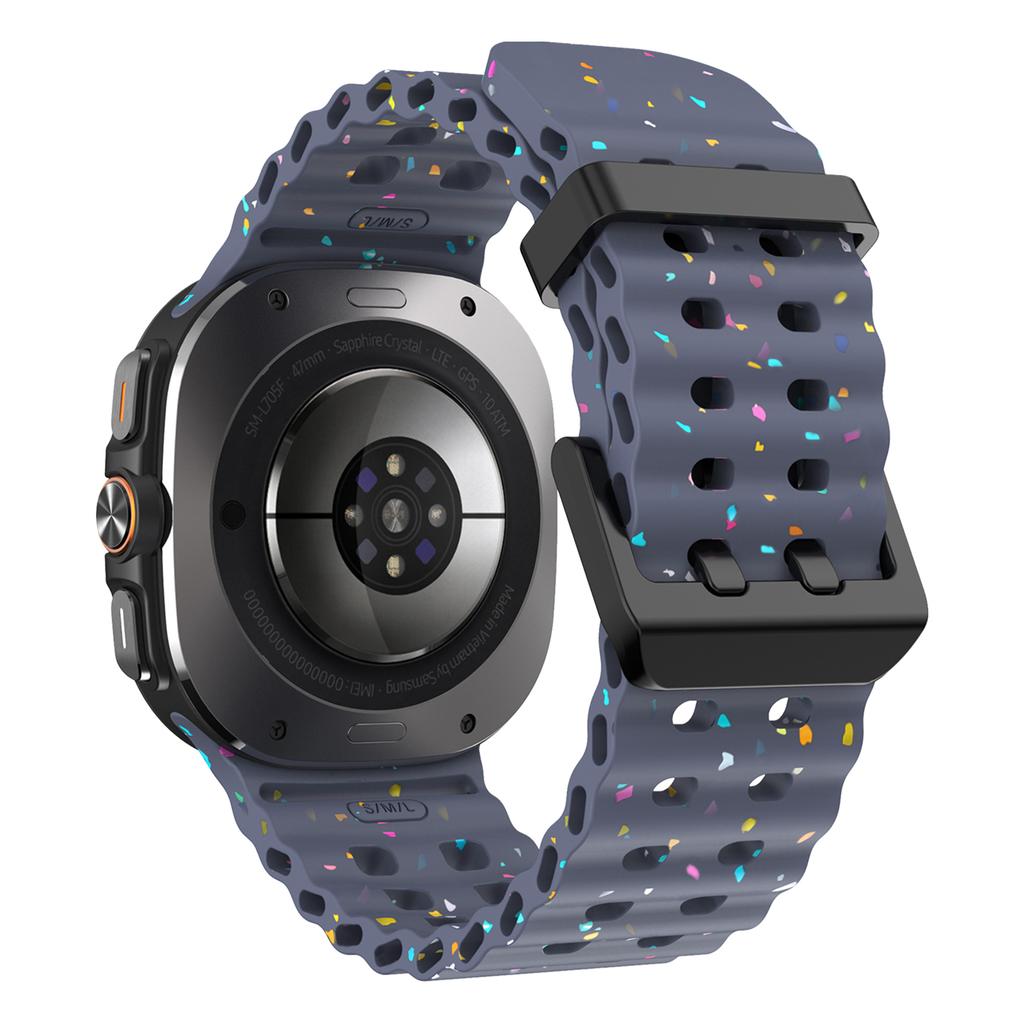 Оригинальный морской ремешок для Samsung Galaxy watch Ultra 47 мм Аксессуары Силиконовый спортивный браслет Ремешок Galaxy watch 7 Ultra