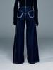 DILETTANTISME Overlock Pleated Wide Pants