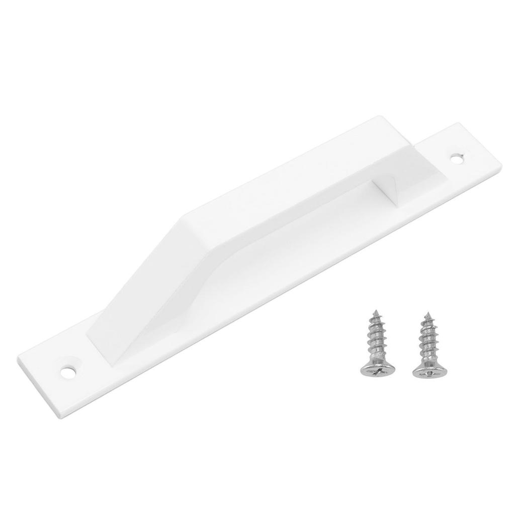 Ручка для раздвижной двери, металлическая, гальванизированная, ручка для двери амбара с крепежными винтами, черная