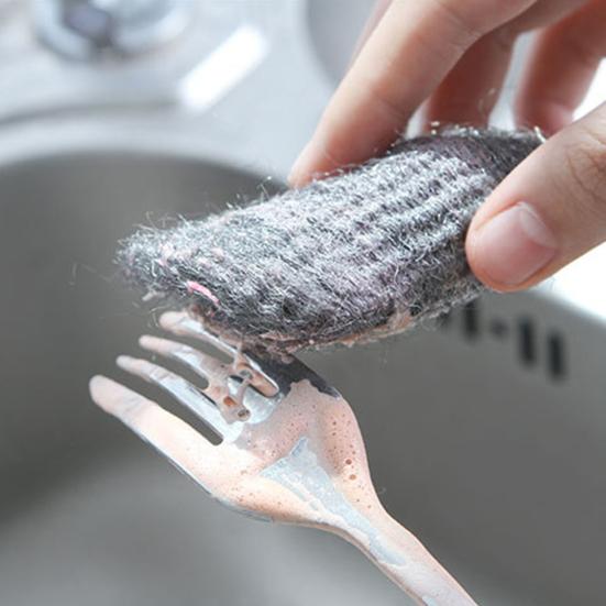 10/20/50 шт. мыльных дисков из стальной ваты, простых в использовании, многофункциональных, для чистки посуды после выпекания, восстановления