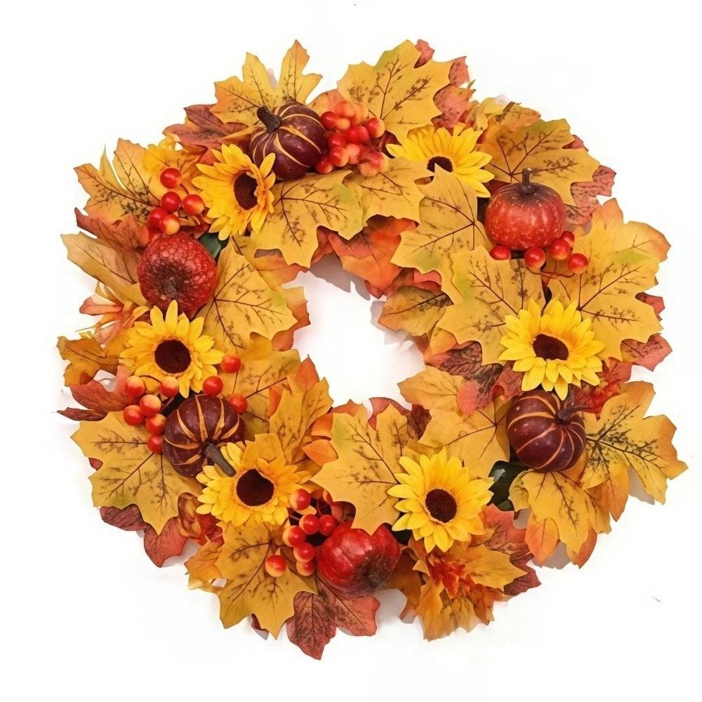2D Flat Print Fall Halloween Decorative Sign Wooden Autumn Home Decoration Fence