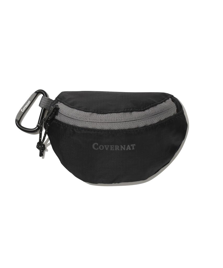 Covernat Light Mini Pouch Keyring Black