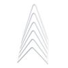 Organizer Bookshelf Student Stationary Triangle Bookend Book Holder Iron Book Stand Record Rack