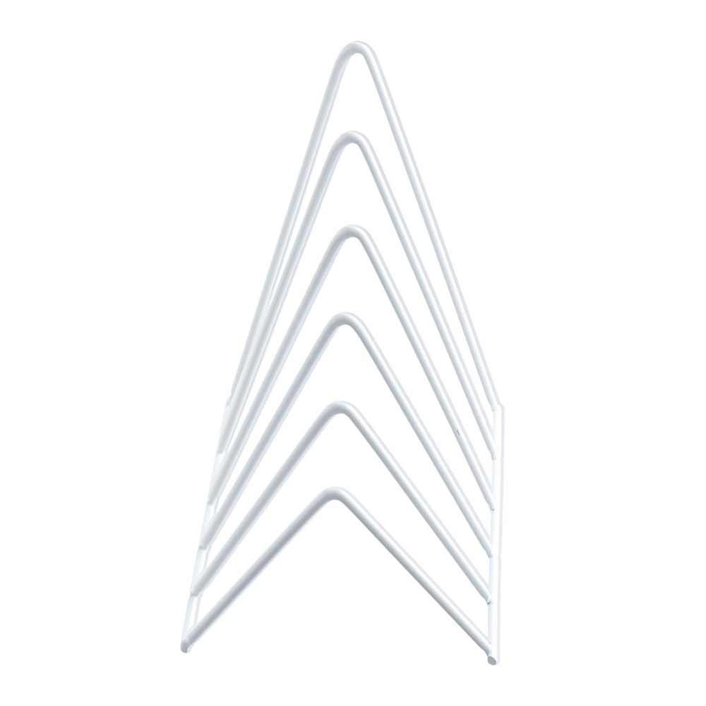 Organizer Bookshelf Student Stationary Triangle Bookend Book Holder Iron Book Stand Record Rack