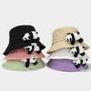 Breathable Solid Color Red Panda Fisherman Hat Cute Sun Hat Fisherman Hat Sun Protection Basin Hat Camping
